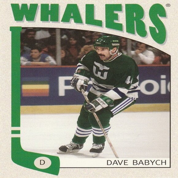 Dave Babych Hartford Whalers NHL Hockey Card Collection - 3 Card Set - Picture 2 of 4